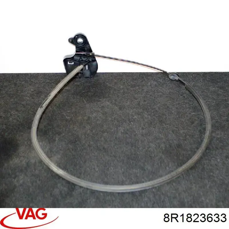 Soporte de la manija de apertura del capó 8R1823633 VAG