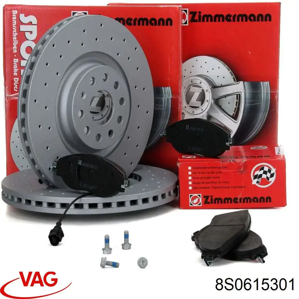 Frenos delanteros VAG 8S0615301 precio, desde 73,27 EUR