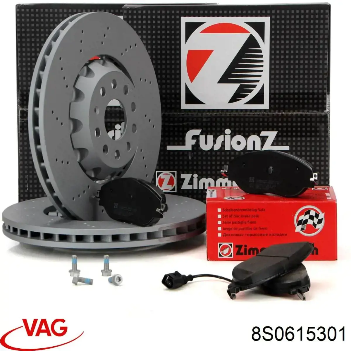 Comprar 8S0615301 VAG Freno de disco delantero