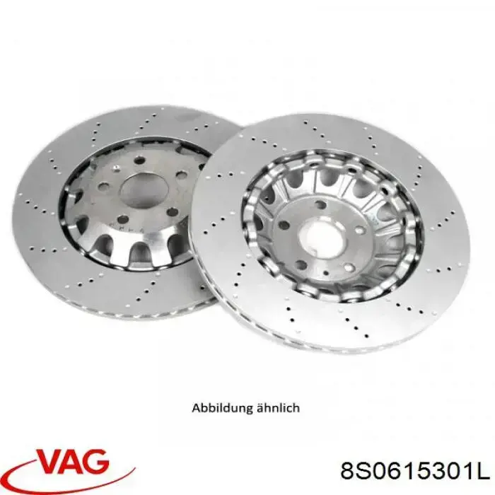 Frenos delanteros VAG 8S0615301E precio, desde 316,18 EUR