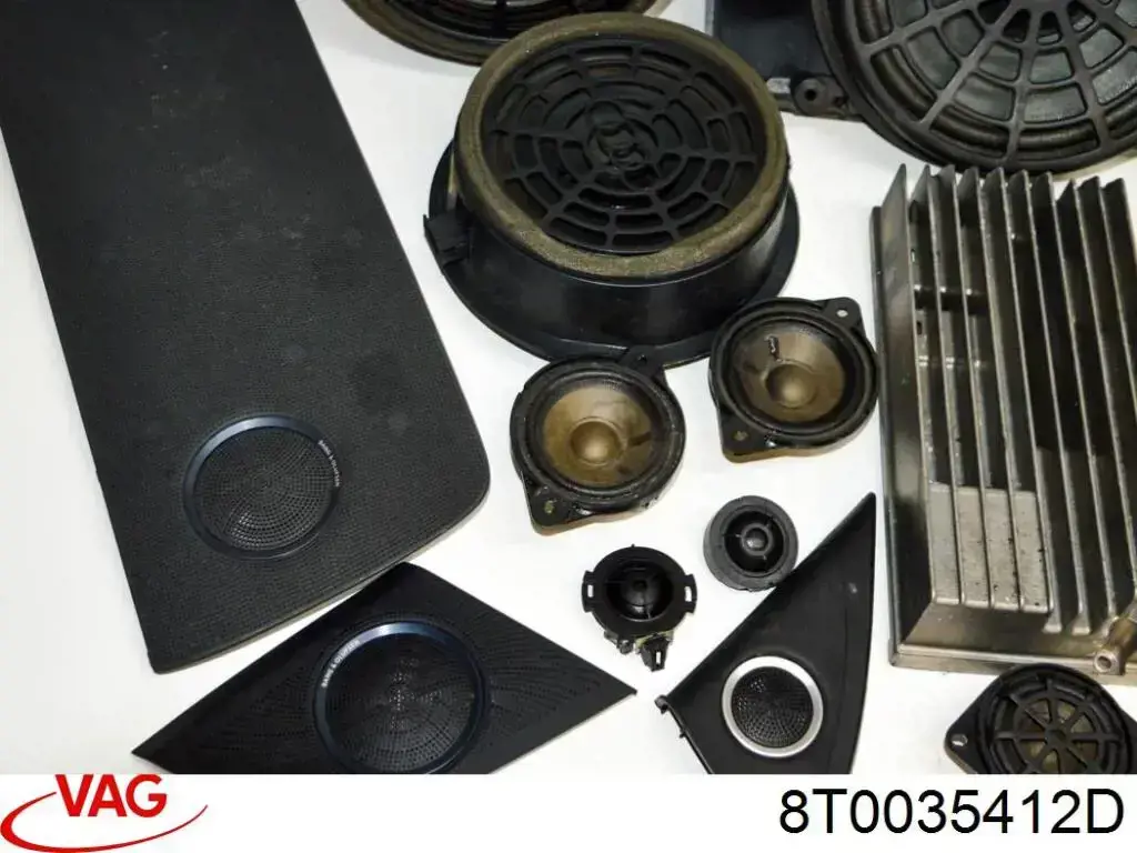 Altavoz de bandeja trasera 8T0035412D VAG