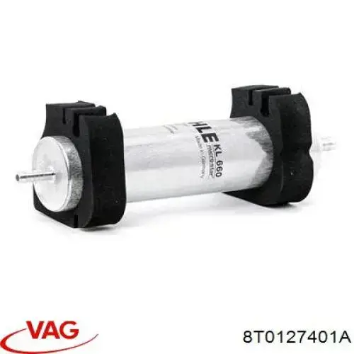 Filtro de combustible 8T0127401A VAG