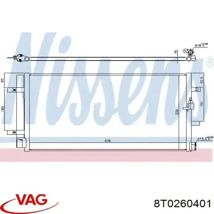 Aire acondicionado capacitor VAG 8T0260401 precio, desde 106,67 EUR