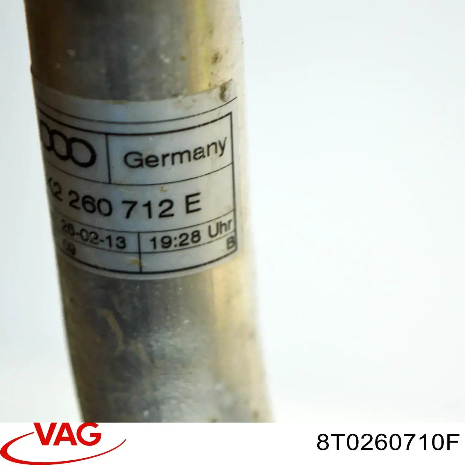 Manguera de aire acondicionado de condensador a evaporador VAG 8T0816741A