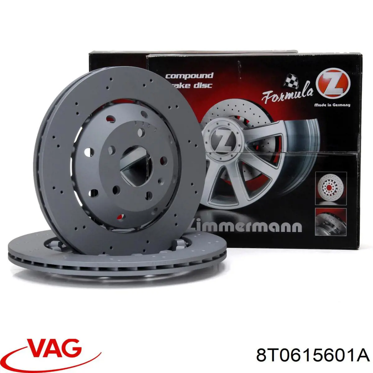 Disco de freno trasero VAG 8T0615601A precio, desde 547,25 EUR