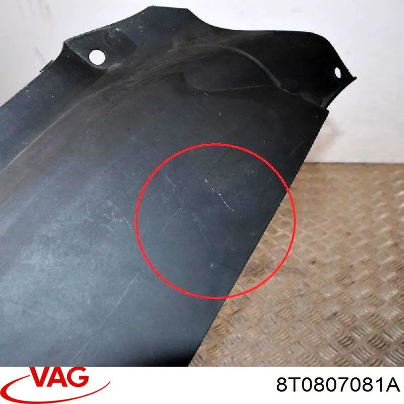 Parachoques VAG 8T0807081A