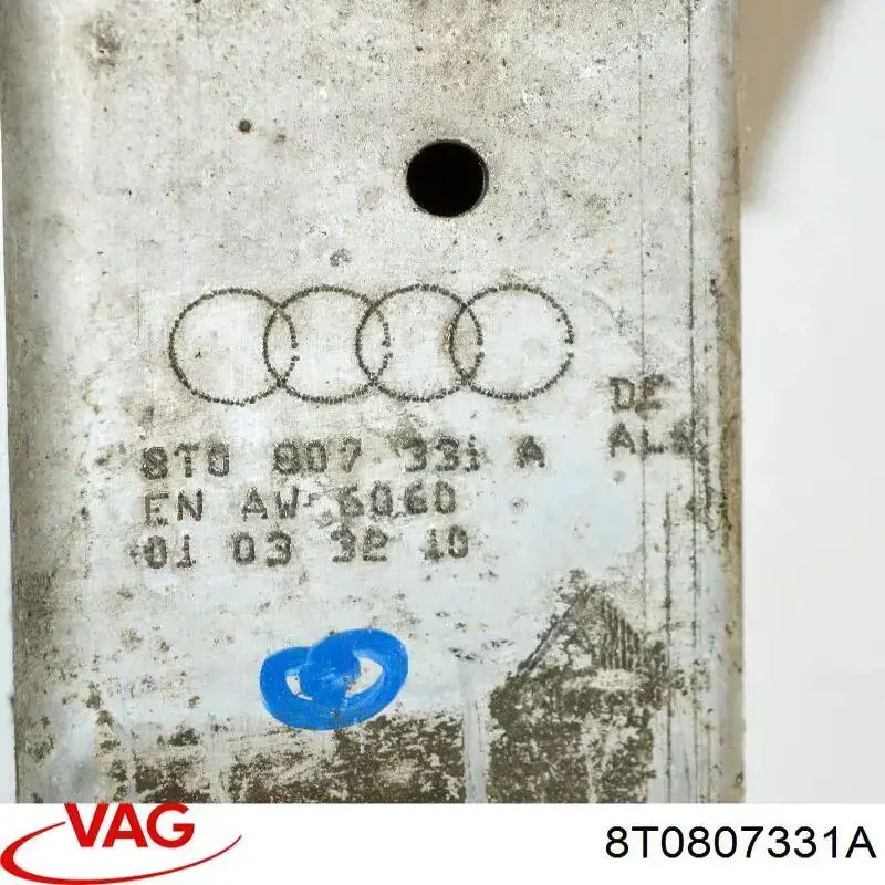 Soporte del refuerzo del parachoques trasero 8T0807331A VAG