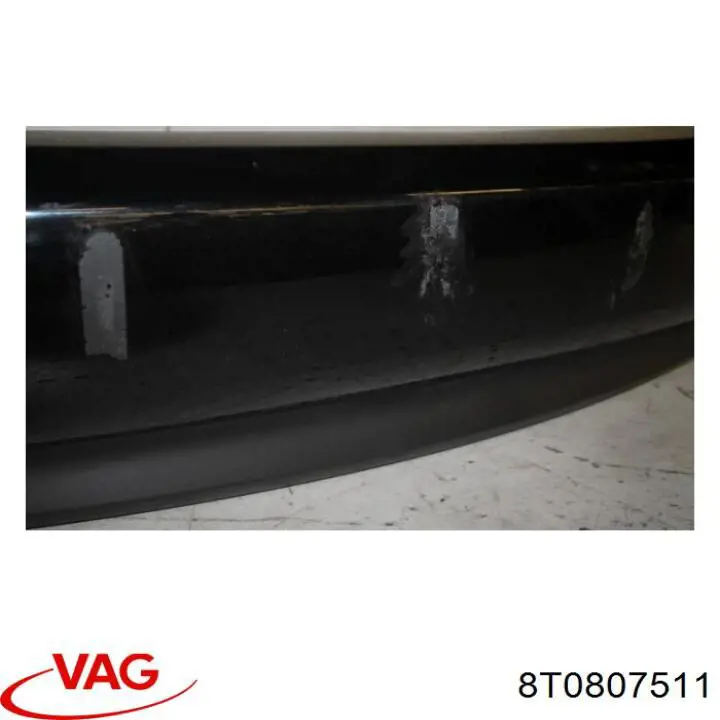 Parachoques trasero 8T0807303AGRU VAG