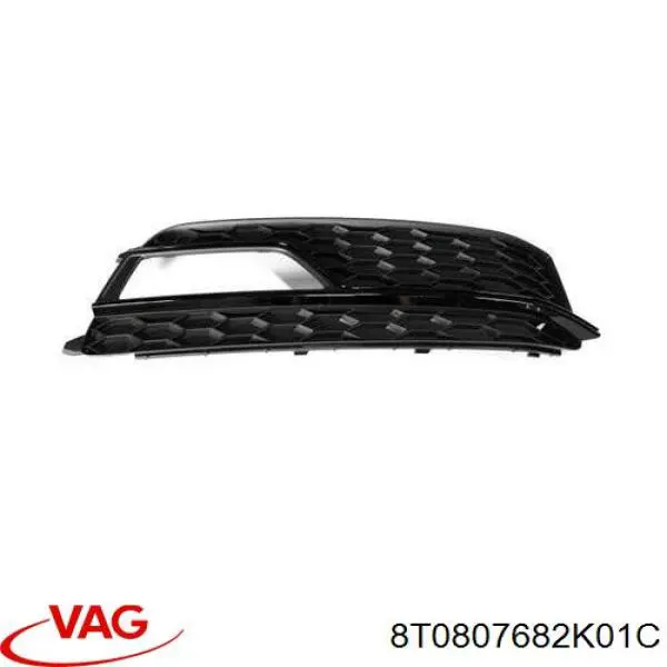 Rejilla derecha del parachoques delantero VAG 8T0807682K precio, desde 65,54 EUR