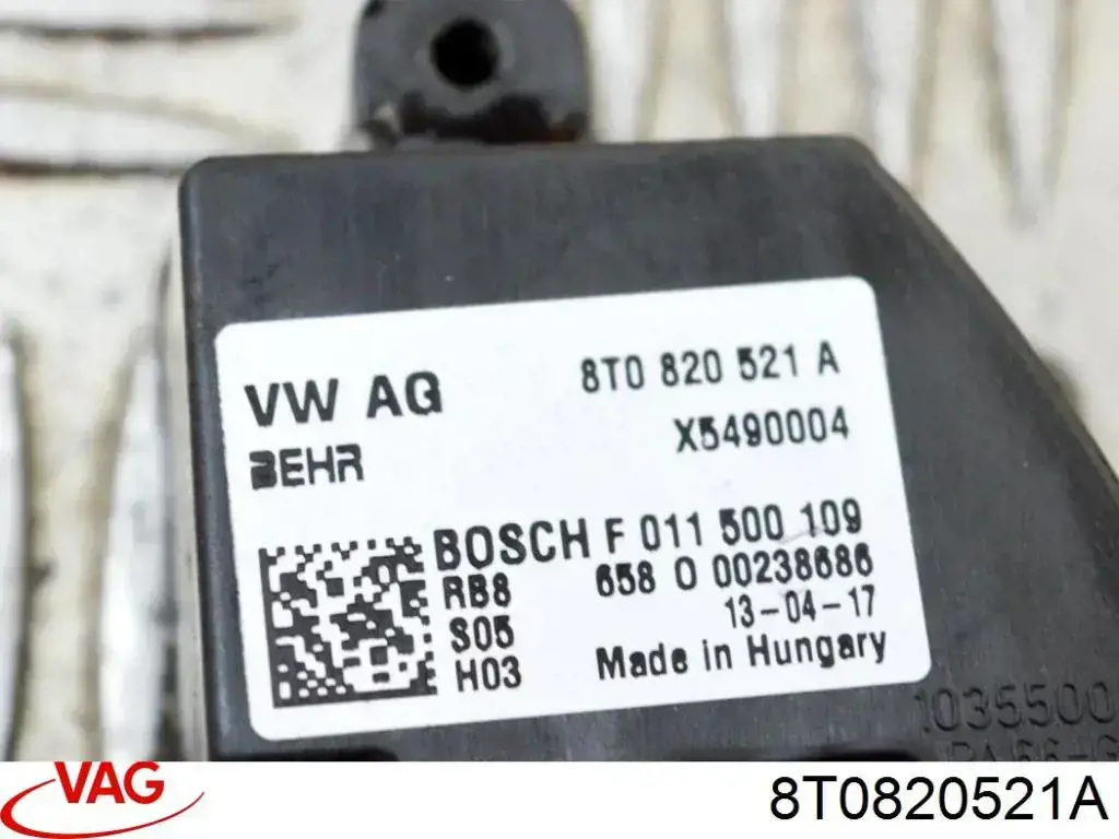 Comprar 8T0820521A VAG Resistencia de calefacción