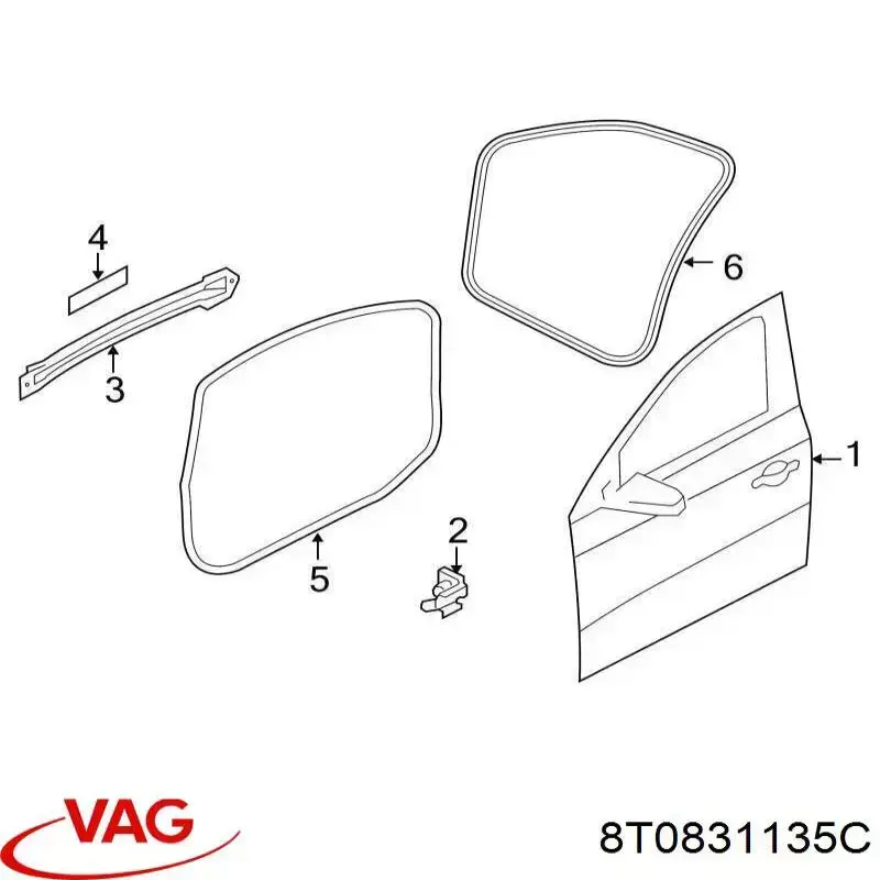  VAG 8T0831135C precio, desde 7,59 EUR