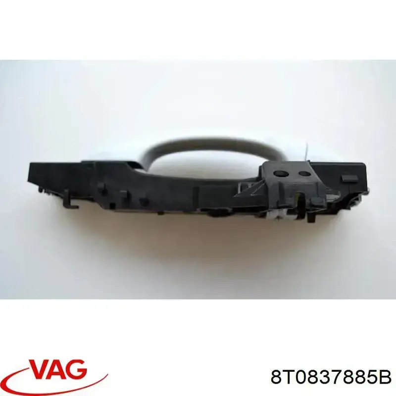 8T0837885B VAG Soporte de manija exterior de puerta trasera izquierda