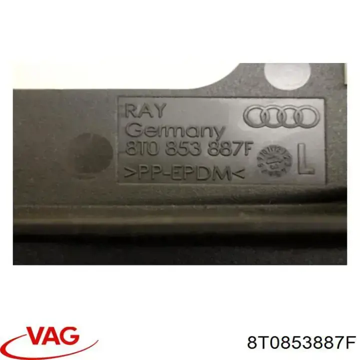Comprar 8T0853887F VAG Protector para parachoques