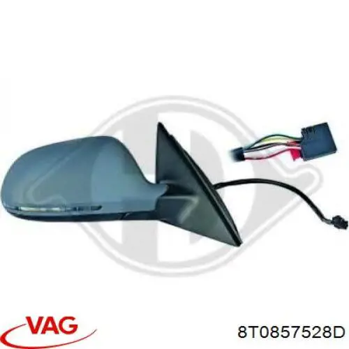 Cubierta de espejo retrovisor derecho VAG 8T0857528 precio, desde 28,34 EUR