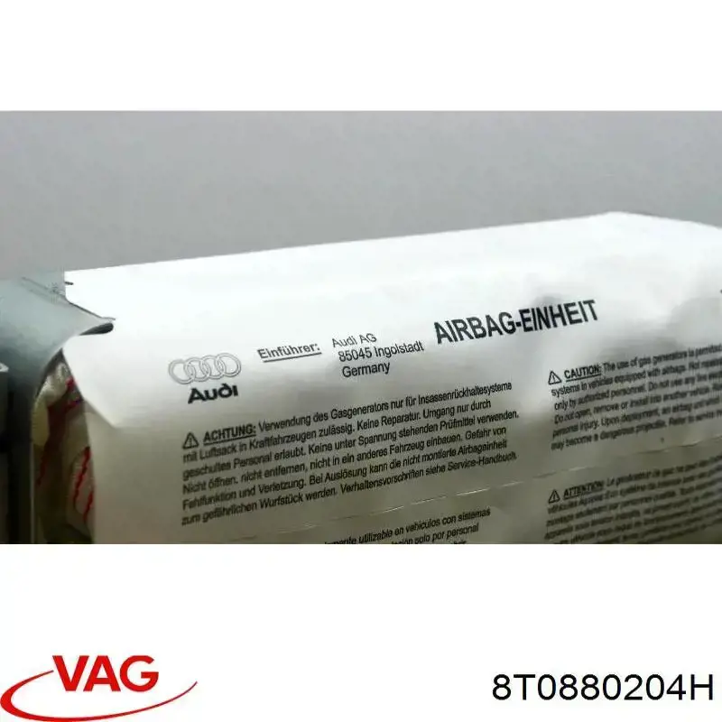 Bolsa de aire para pasajero VAG 8T0880204H precio, desde 373,16 EUR