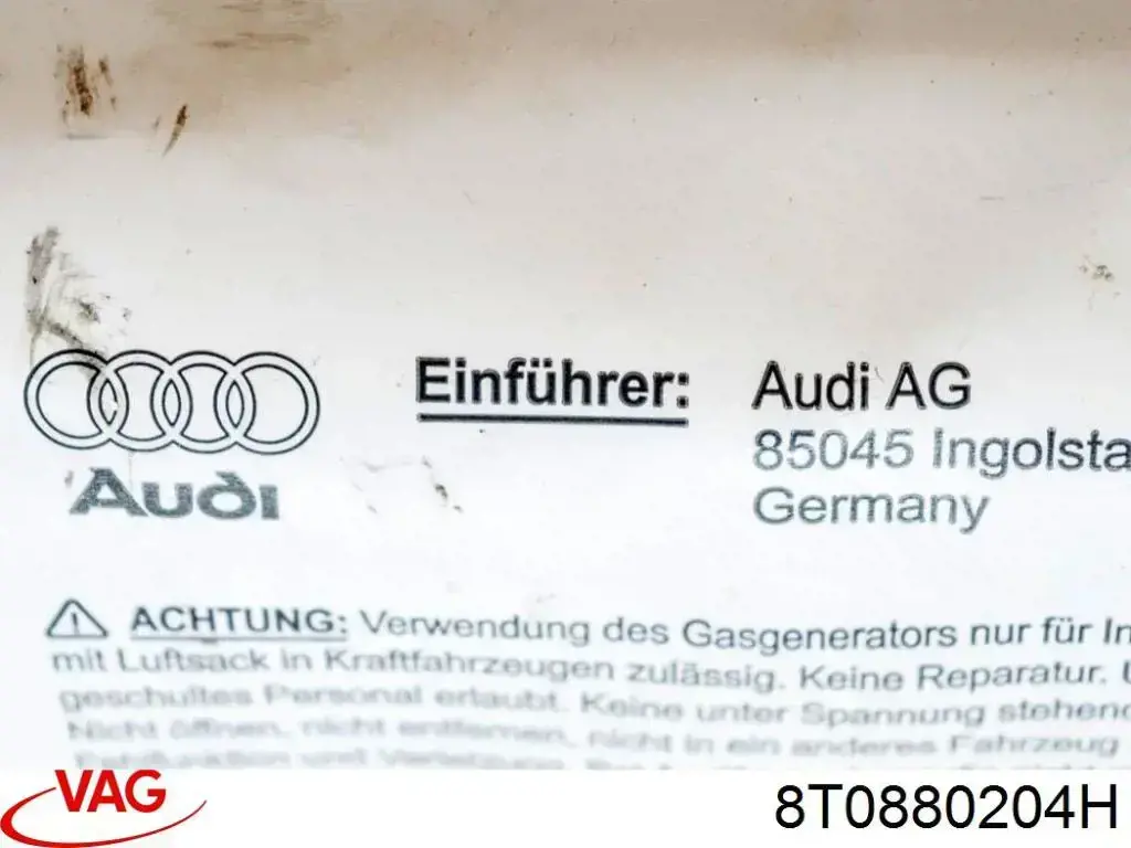 Airbag lateral 8T0880204H VAG