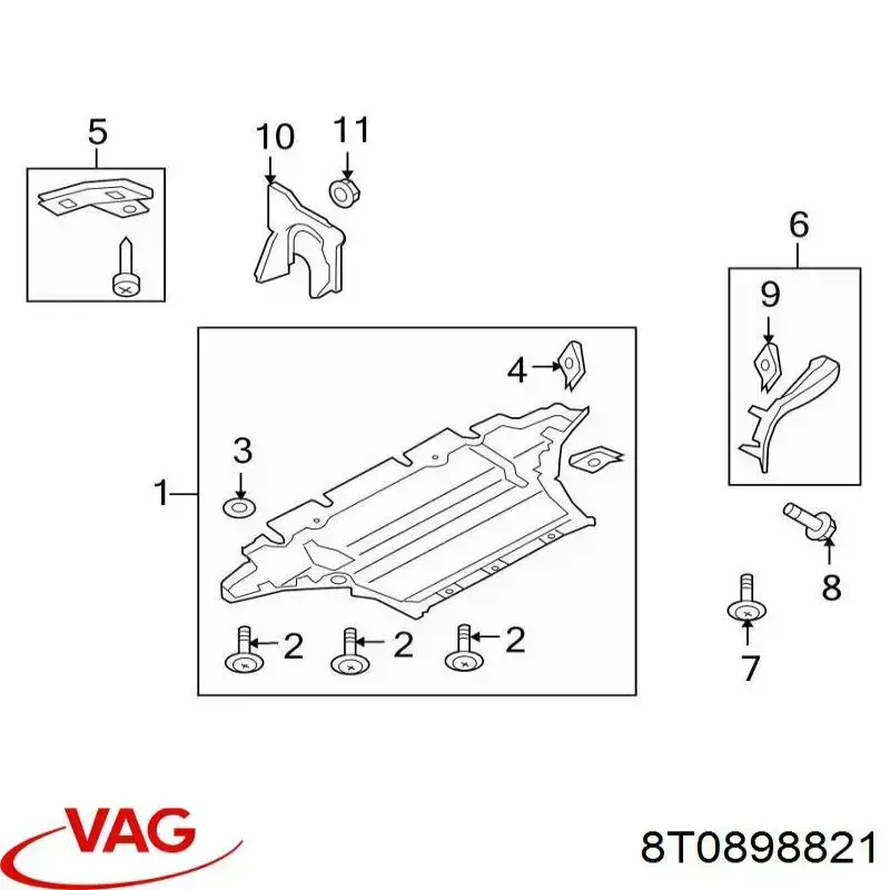Comprar 8T0898821 VAG 