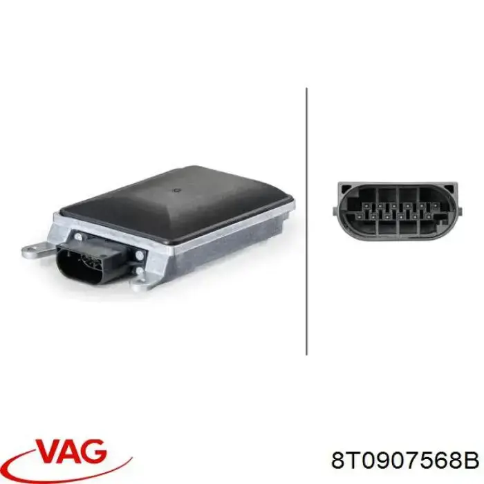 Radar de cambio de carril VAG 8T0907568B