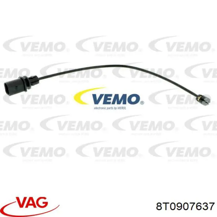 Sensor de desgaste de las pastillas de freno delanteras VAG 8T0907637 precio, desde 6,46 EUR