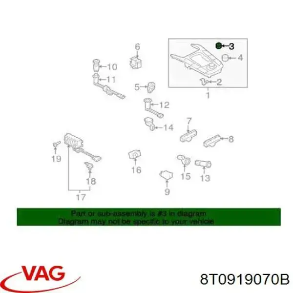  VAG 8T0919070B precio, desde 26,15 EUR