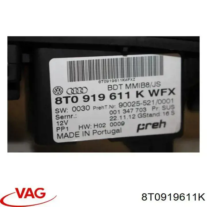  VAG 8T0919611K precio, desde 59,96 EUR