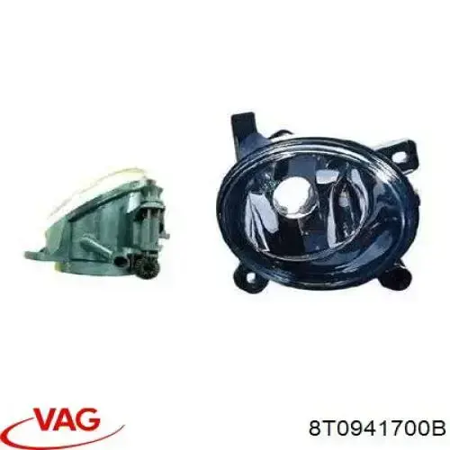 Faro antiniebla derecho 8T0941700B VAG