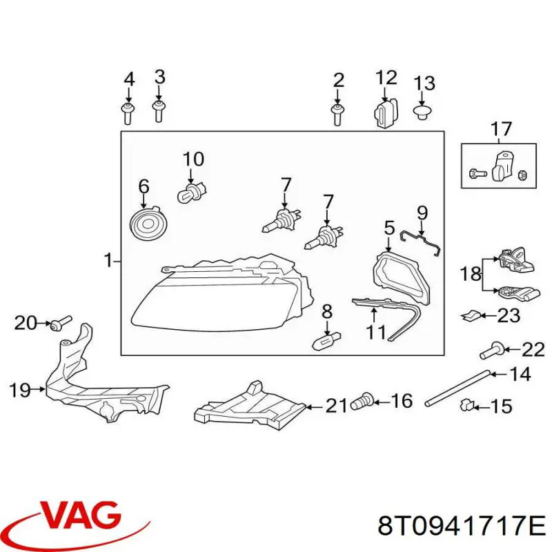  VAG 8T0941717E precio, desde 71,45 EUR