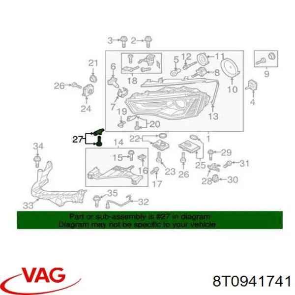  VAG 8T0941741 precio, desde 21,41 EUR