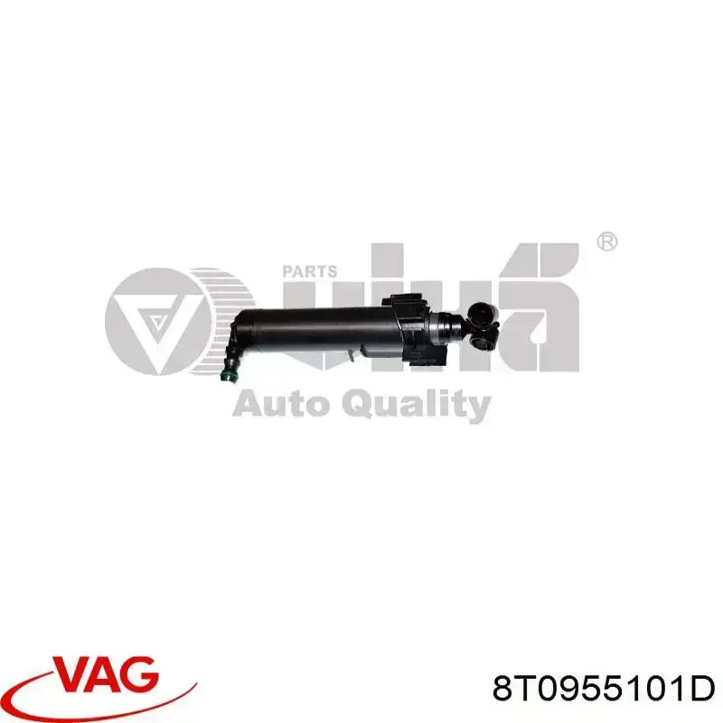 8T0955101D VAG Boquilla lavafaros, delantera izquierda