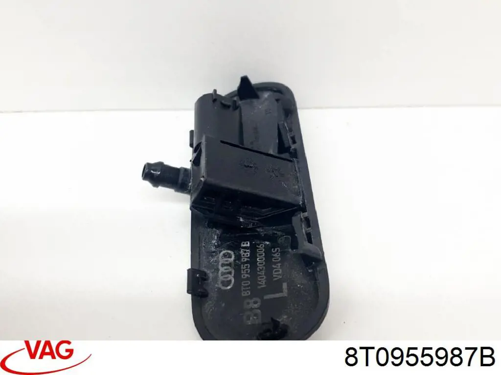Boquilla del lavaparabrisas izquierda 8T0955987B VAG