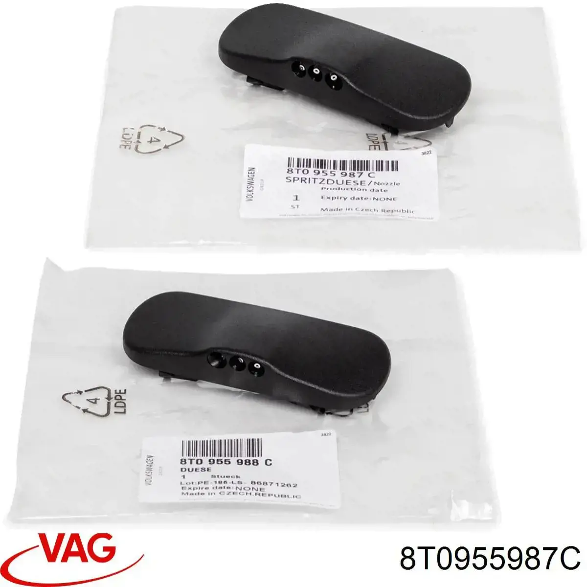 Comprar 8T0955987C VAG Boquilla del lavaparabrisas