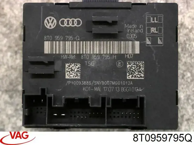 Módulo de confort de la puerta trasera VAG 8T0959795Q precio, desde 39,20 EUR