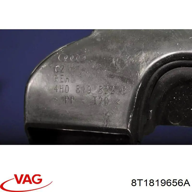 Conducto de aire derecho bajo el salpicadero VAG 8T1819656A precio, desde 58,13 EUR