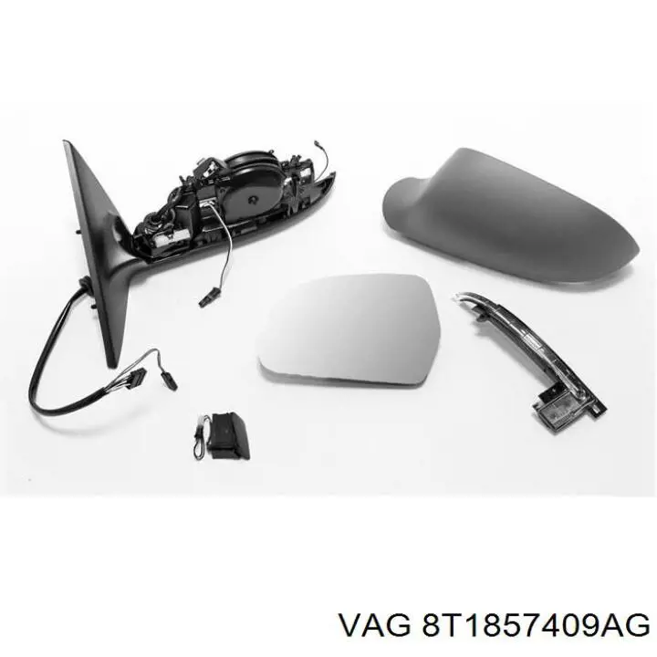 Comprar 8T1857409AG VAG Espejo de retrovisor izquierdo