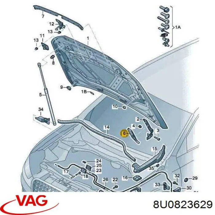  VAG 8U0823629 precio, desde 10,32 EUR