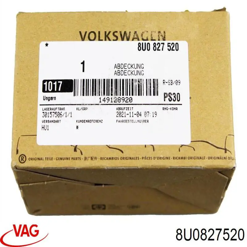  VAG 8U0827520 precio, desde 4,30 EUR