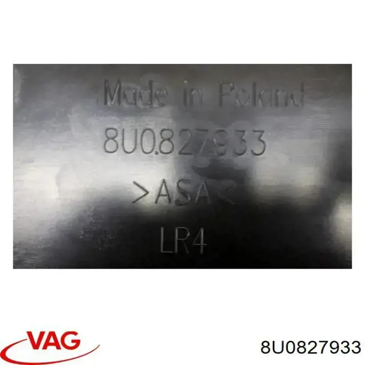 Spoiler de la puerta del maletero VAG 8U0827933 precio, desde 329,60 EUR