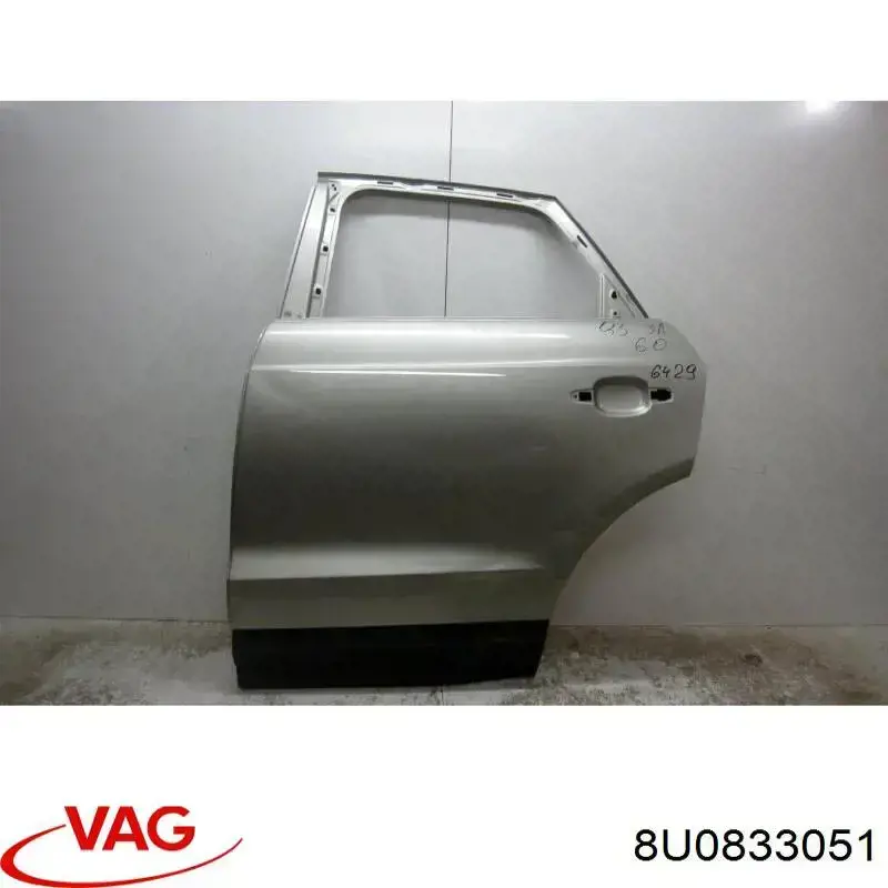 Puerta trasera izquierda VAG 8U0833051 precio, desde 560,47 EUR
