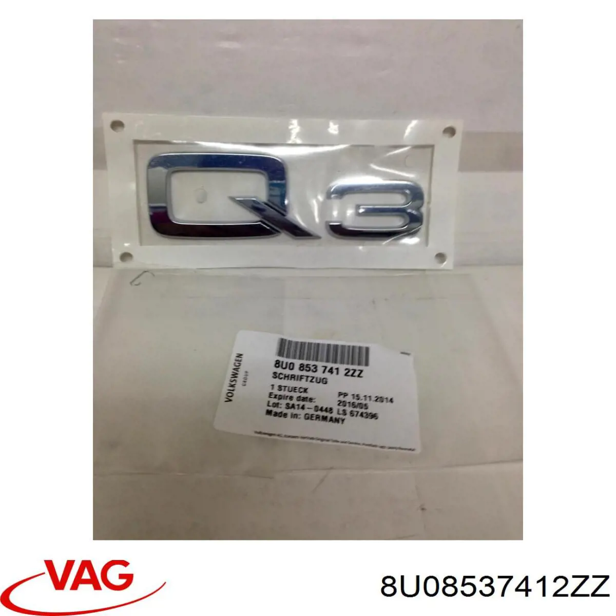 Comprar 8U08537412ZZ VAG 