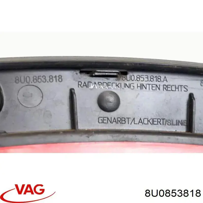 Comprar 8U0853818 VAG Extensión de la aleta trasera derecha