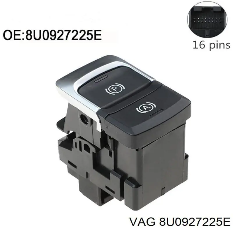 8U0927225E VAG Interruptor del freno de estacionamiento electromecánico