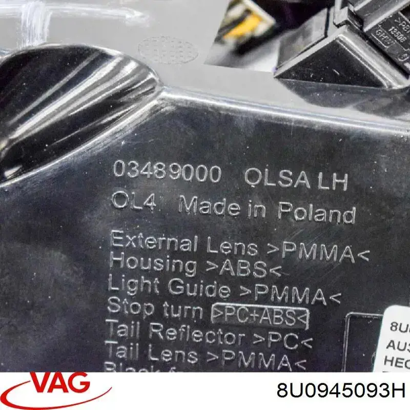 Piloto trasero izquierdo VAG 8U0945093A precio, desde 261,93 EUR