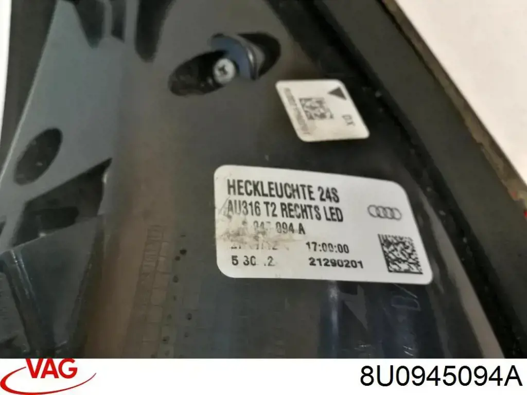 Comprar 8U0945094A VAG Piloto trasero derecho