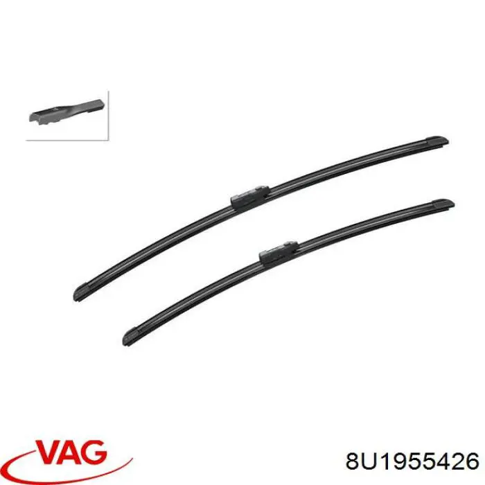 Comprar 8U1955426 VAG Escobilla del limpiaparabrisas del lado del conductor