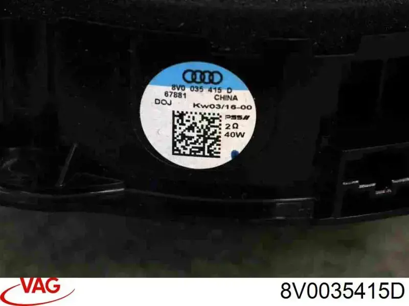 Comprar 8V0035415D VAG Altavoz de la puerta delantera