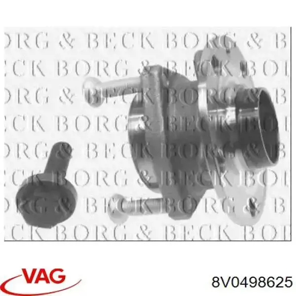 Buje de rueda delantero 8V0498625 VAG