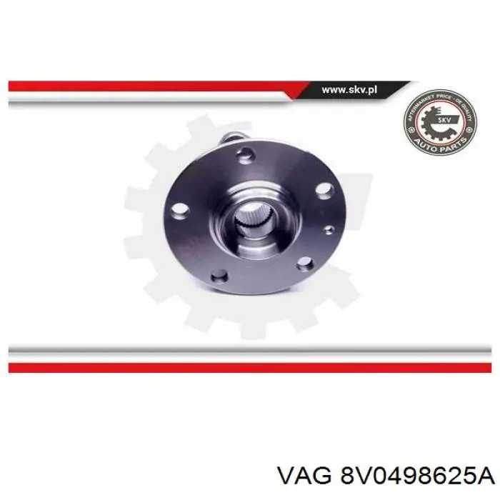 Buje de rueda delantero VAG 8V0498625A precio, desde 121,36 EUR