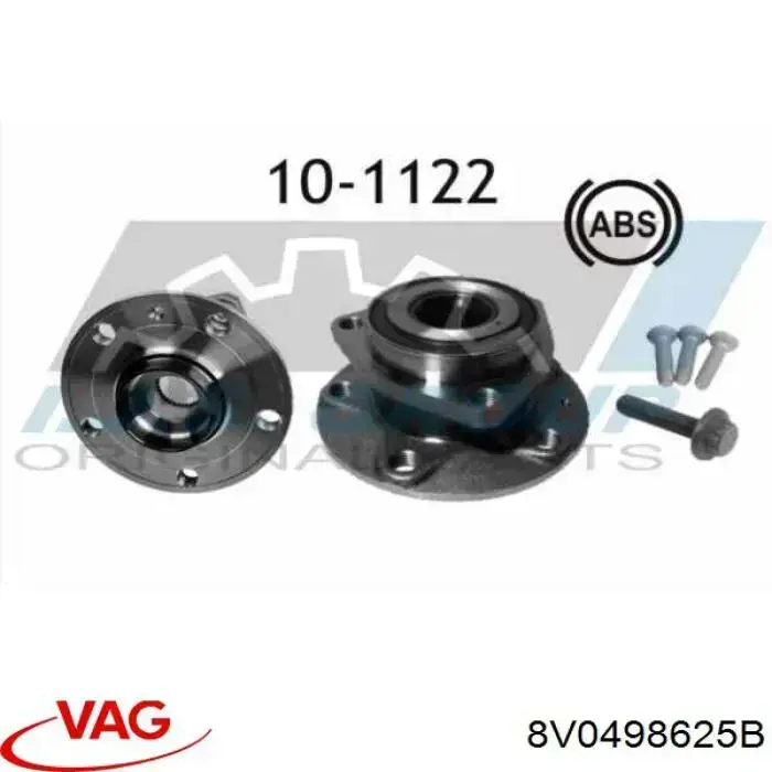 Buje de rueda delantero VAG 8V0498625B precio, desde 92,19 EUR