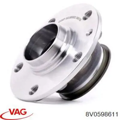 Cubo de rueda trasero 8V0598611 VAG