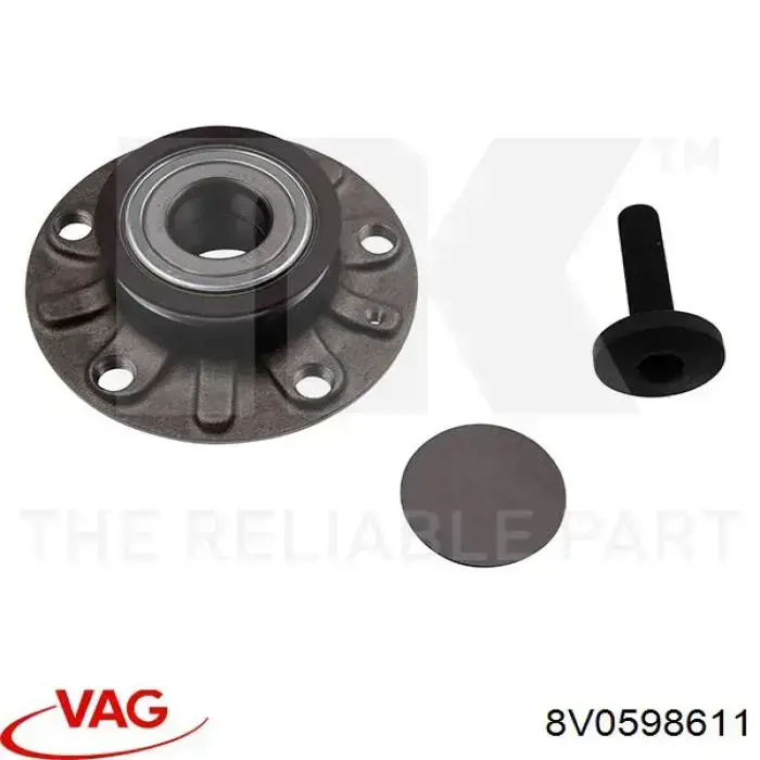 Buje de rueda VAG 8V0598611 precio, desde 51,83 EUR